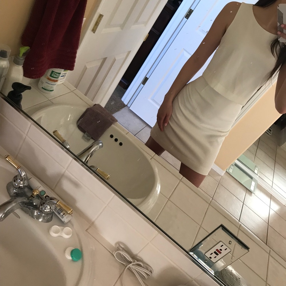 White banana republic dress